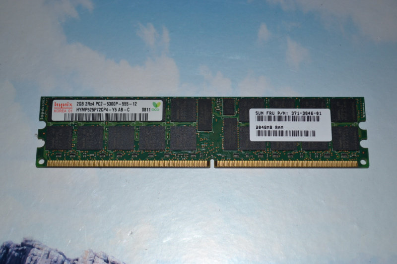 Original fit modern memory 2GB 2Rx4 PC2-5300P-555-12 2048MB server memory