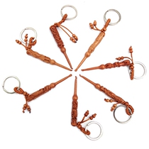 Peach wood carving ear digging spoon Wooden childrens adult technician special ear spoon ear shit high-end tool ear digging cleaner