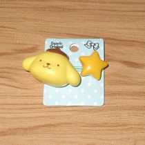 Japanese SanrioPompompurin Budian dog hair rope Hairband headdress hair accessories (Big Head)