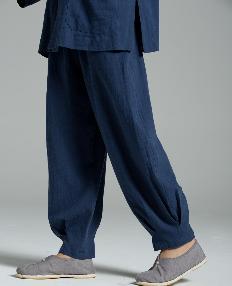 Tucong Cotton Hemp Monk Served to Sit Monk Pants Monk Pants Tai Chi Pants Meditation Meditation Style Meditation Pants Summer YHF008