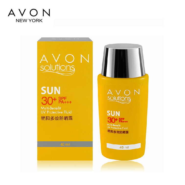 包邮 正品 Avon/雅芳 肌肤管理艳阳多效防晒露SPF30+ 军训防晒霜