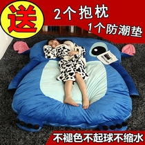 Chinchilla cartoon cute lazy bed Tatami mattress Winter thickened foldable lazy bed Bedroom double floor bed