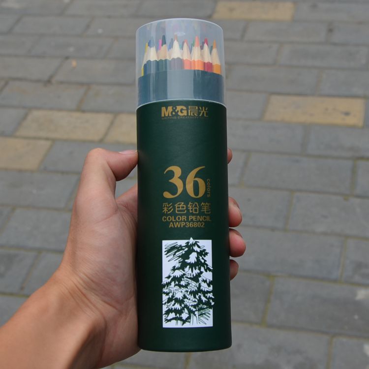 Chenguang colored pencils 36 colors 24 colors 12 colors PP3680 student office painting drawing colored pencils