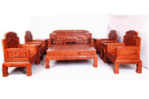 Meubles en bois rouge Bois massif Sofa Combiné à loreille des poires Peur Pear Meubles en bois Pois du Yunlong