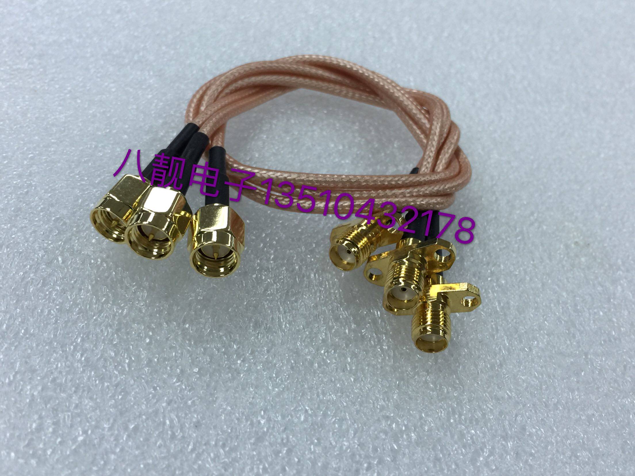 Radio Frequency SMA-JKF coaxial 50 European signal jumper HF SMA revolution SMA mother with diamond flange RG316 line