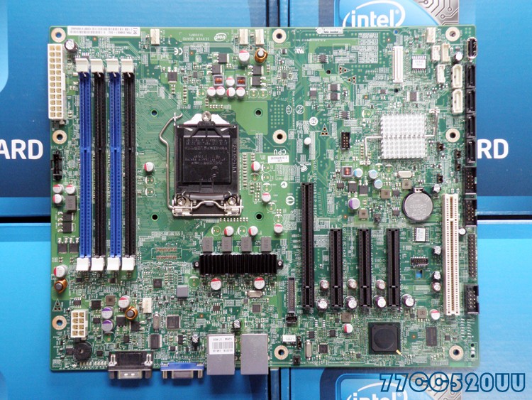 Intel single-way server motherboard Intel S1200BTLR E3-1200V2 box package national warranty