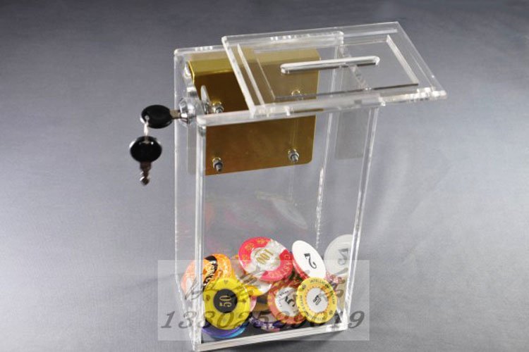 High-end Texas Poker Draw Water Tank Bagle Special Cashbox Coin Box Small Cost Cashbox Entertainment