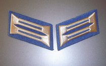 East Germany Democratic Republic of Germany German Army Polizei transport well inspection collar stamp