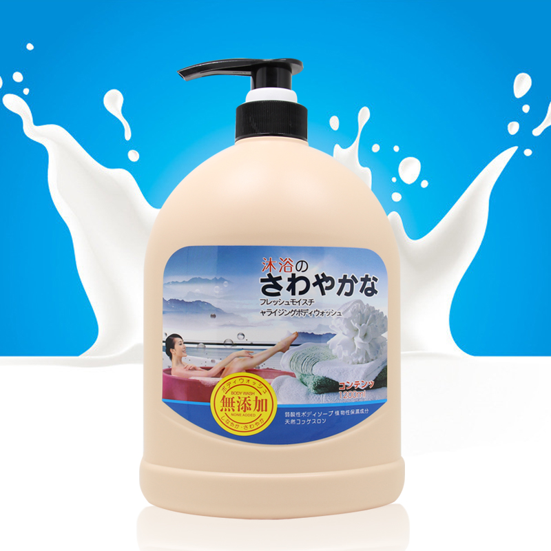 琴叶檀香沐浴露1.2L天然无添加滋润抗菌乳液男女儿童保湿沐浴乳