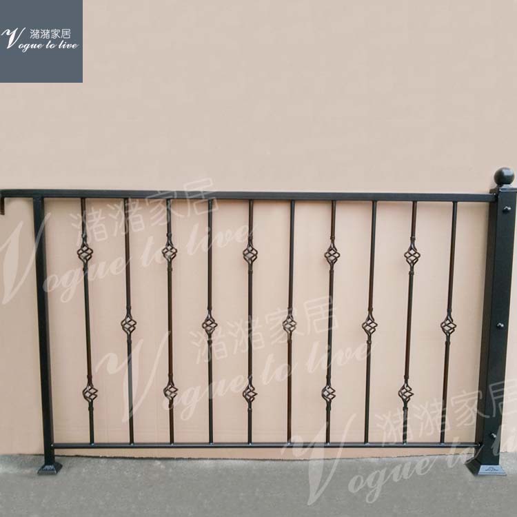 Special price Wrought iron fence Balcony villa partition fence Attic railing Stair handrail Indoor and outdoor fence custom