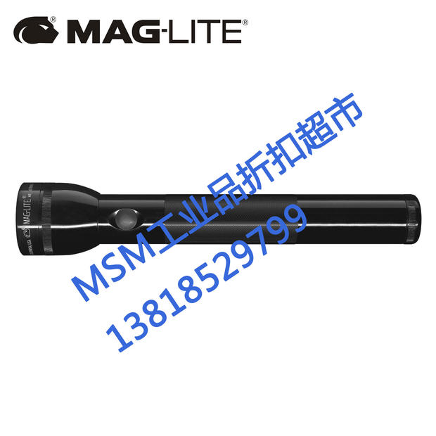 MAG-LITE MAG-LED Krypton Lamp and LED Black 3 x D Flashlight ST3D016