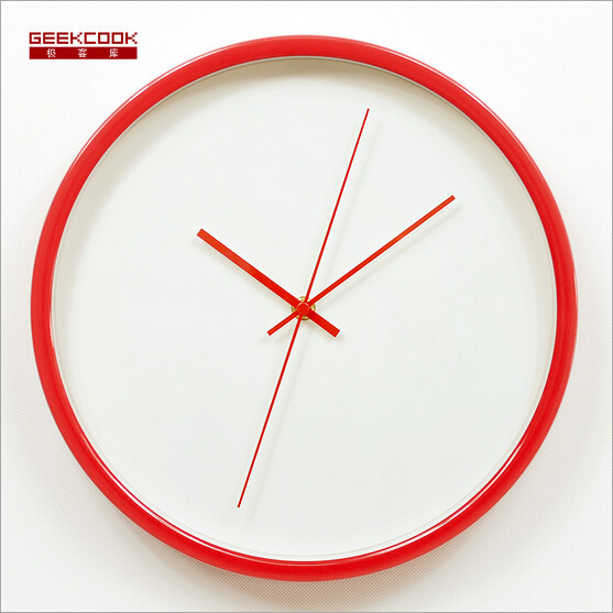 Extremely guest library metal hanging bell-heart such as water-stop creative minimalist quartz hanging clock living room clock Qiao relocating gifts-Taobao