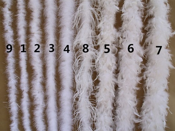 diy festive decorative turkey feather strip thickened flat wool strip wedding feather toy gift craft decoration