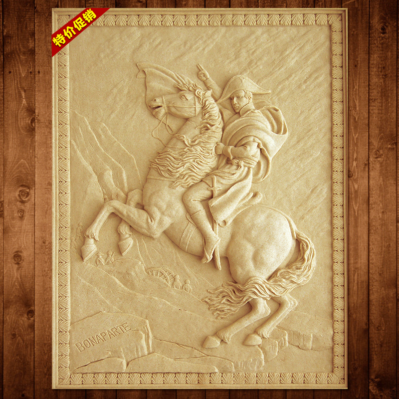 Artificial Sandstone Custom Figure Reliefs Eurostyle Style Background Wall Book House Hotel Decoration Fresco-Take Napoleon