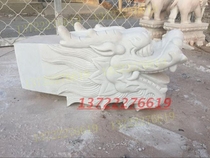 Stone carving spray faucet water faucet courtyard decoration fountain sculpture spitting stone carving white marble faucet