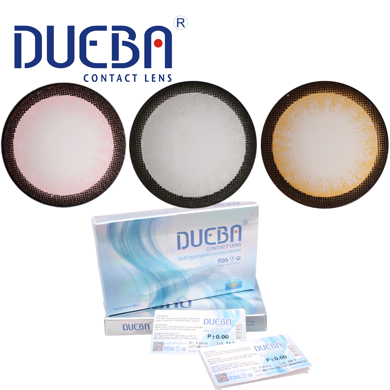 DUEBA(季抛)甜甜圈月光 唐纳兹美瞳彩色隐形眼镜1片装送卡通盒lll