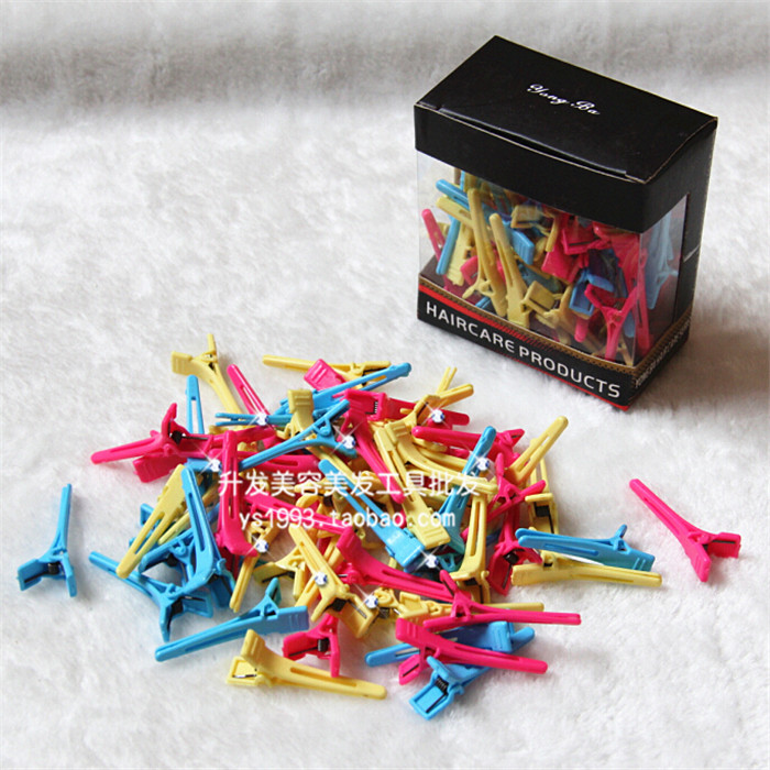 Boxed cross positioning clip hairdressing hair dye special clip positioning clip styling clip hair partition clip