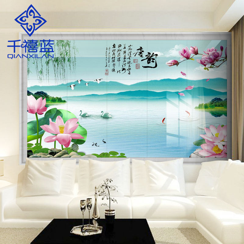 ǧ����΢��ʯ��ש�羰��ɽˮ��