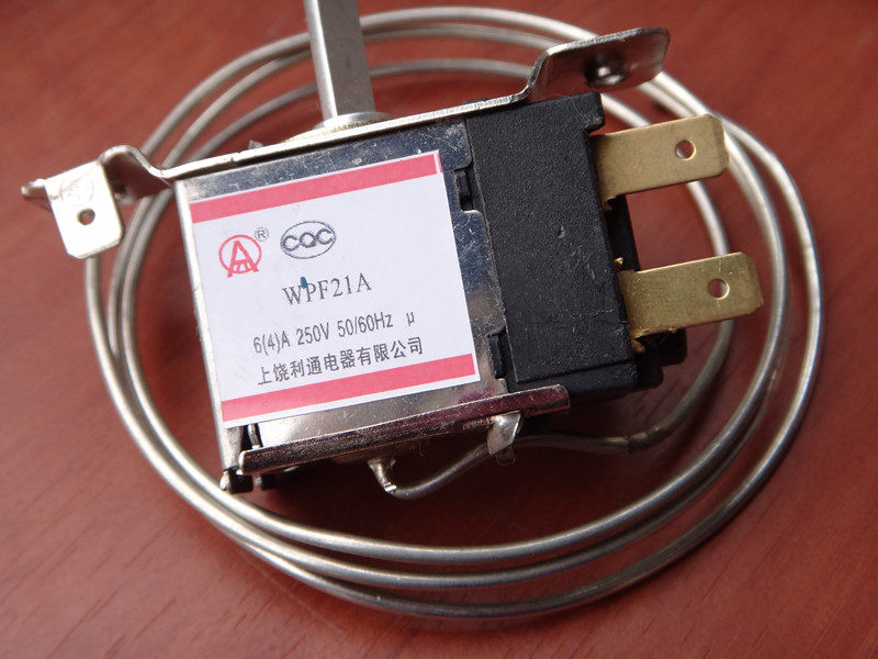 Refrigerator WPF21A thermostat two-side installation two-pin freezer temperature control monitor 45cm-3m