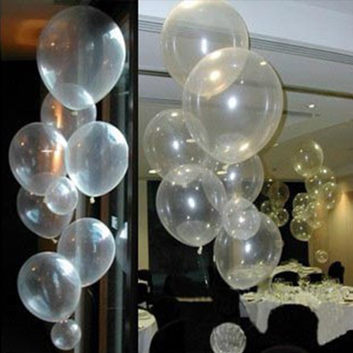 5 10 12 18 36 inch transparent balloon open space burst ball bar KTV wedding room decoration net red Bobo ball
