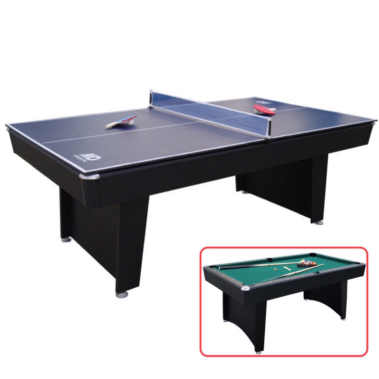Home pool table Seven feet American black 8 pool table Table table table table Mini pool table 2 in 1