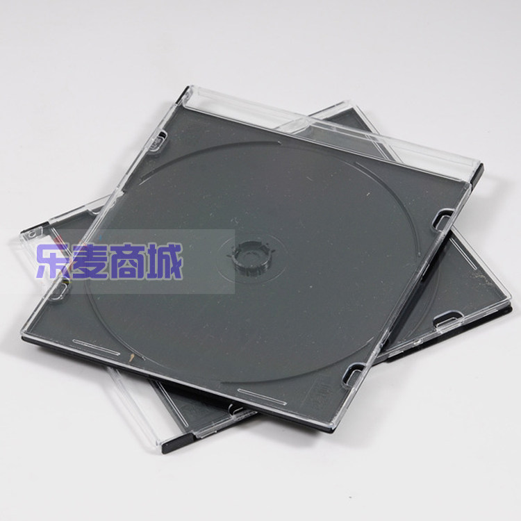 Premium ultra-thin black CD box CD box CD CD ROM Single sheet Ultrathin Black Box CD