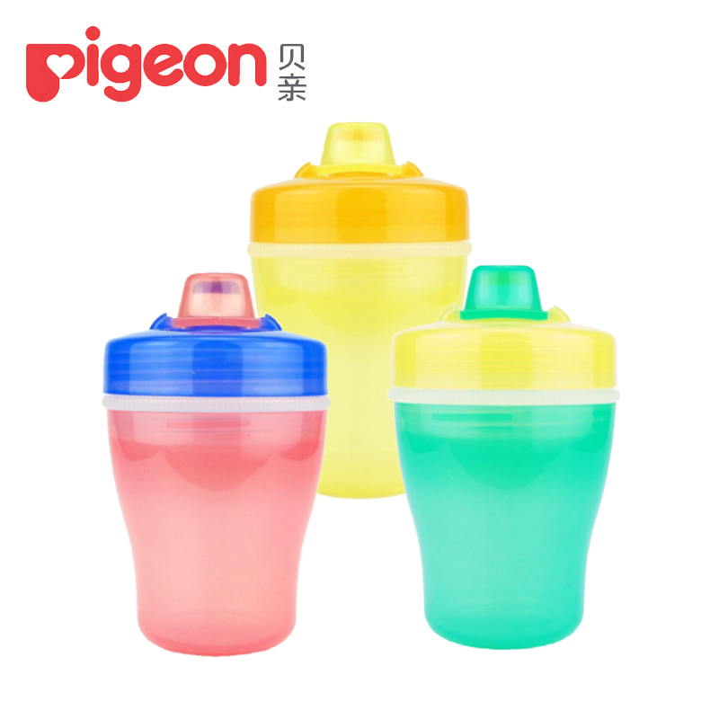 贝亲双层保温鸭嘴杯3色可选 180ML DA29/DA30/DA31 正品带发票