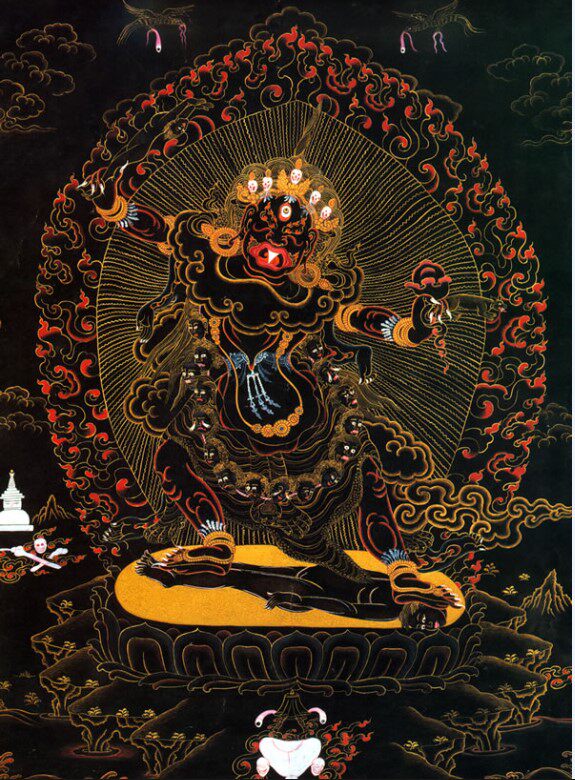 Knot Edge Black One Temples Buddha Mother BodhisattBodhisattva portrait photographic paper bifacial plastic packaging