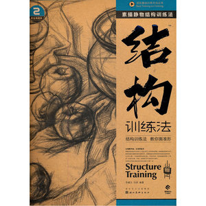 造型基础训练方法丛书 素描静物结构训练法（黄金典藏版）