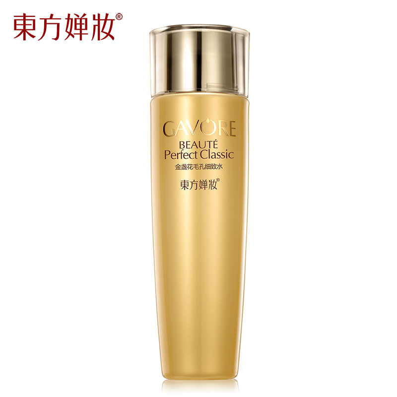 东方婵妆金盏花毛孔细致水爽肤水补水保湿清爽紧致收缩精华女正品