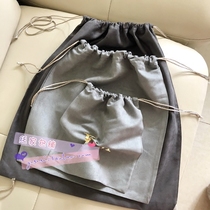 Fashion gray big-name luxury bag dust bag leather storage bag Clothing finishing bag drawstring bag drawstring bag