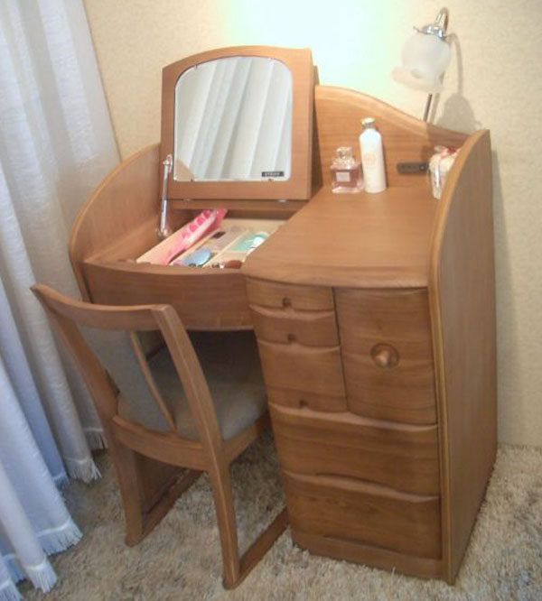 Export Furniture Otsuka Furniture Nidali Furniture Solid Wood Dressing Table Multifunctional Storage Practical