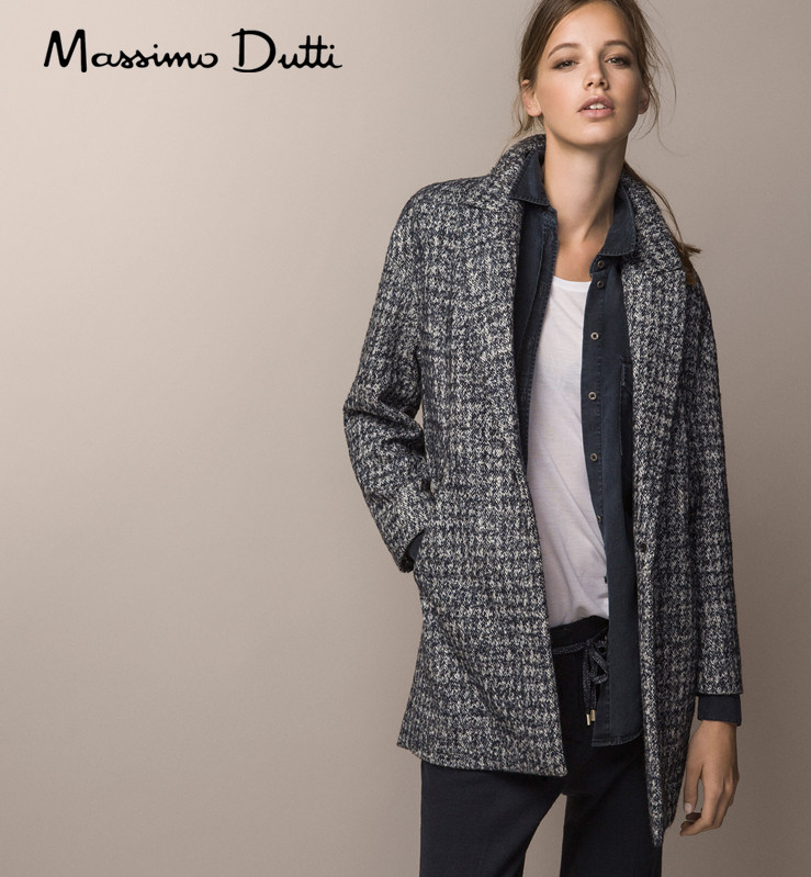 Пальто massimo dutti женское