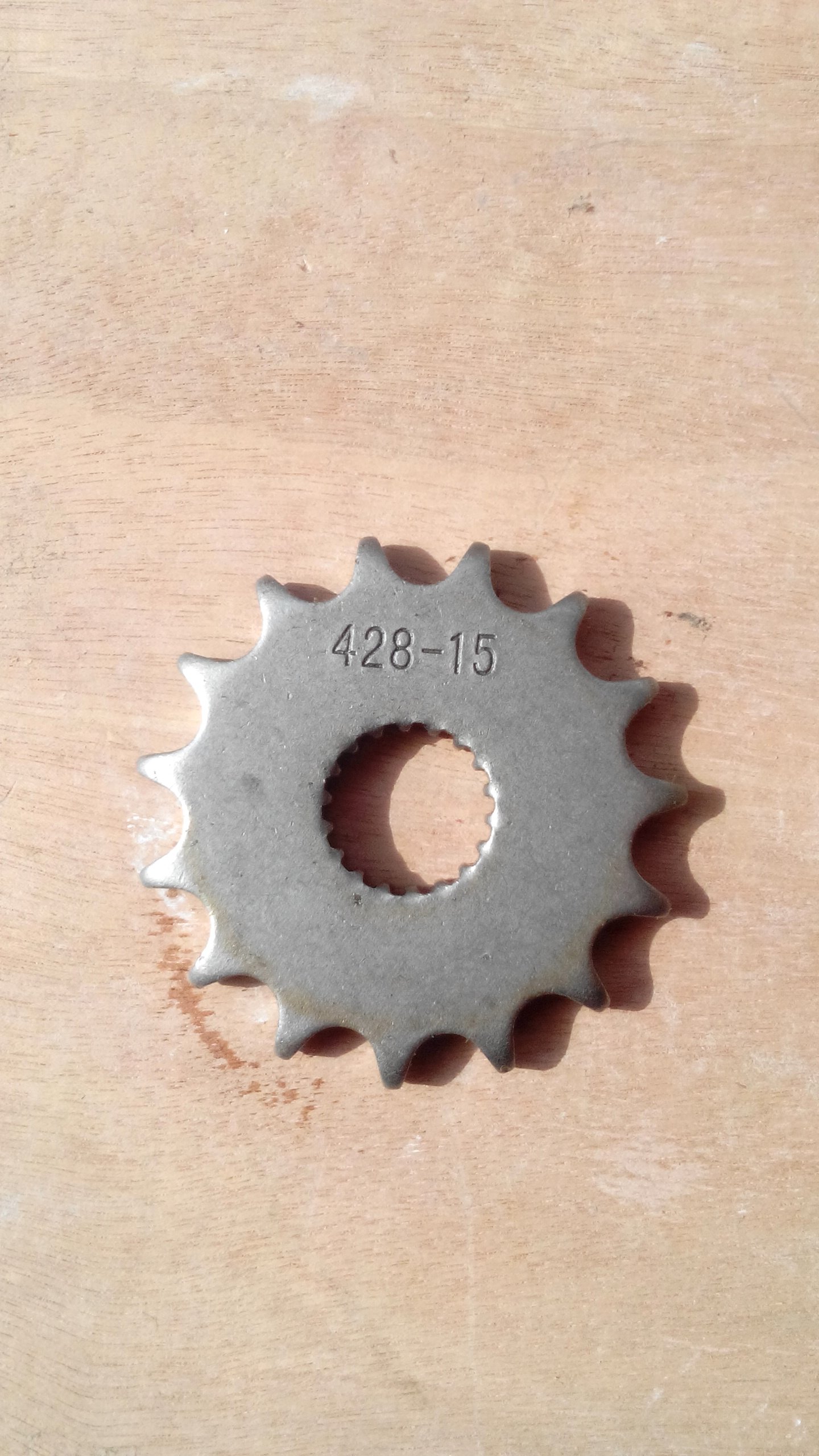 Jinan light riding war A QM150GY-C thunderleopard king QM150-9D small sprockets 428-15 teeth