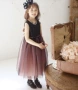 Công chúa Hàn Quốc mới Váy lưới Net Powder Dot Girls Birthday Show Dress Children Dress thời trang trẻ em cao cấp