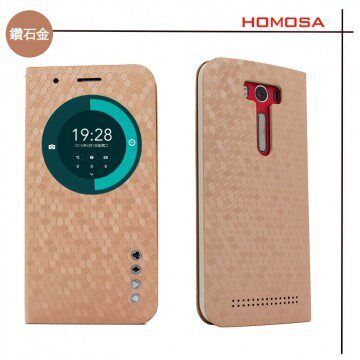 HOMOSA Zenfone2 ZE500KL 视窗皮套（两色可选）