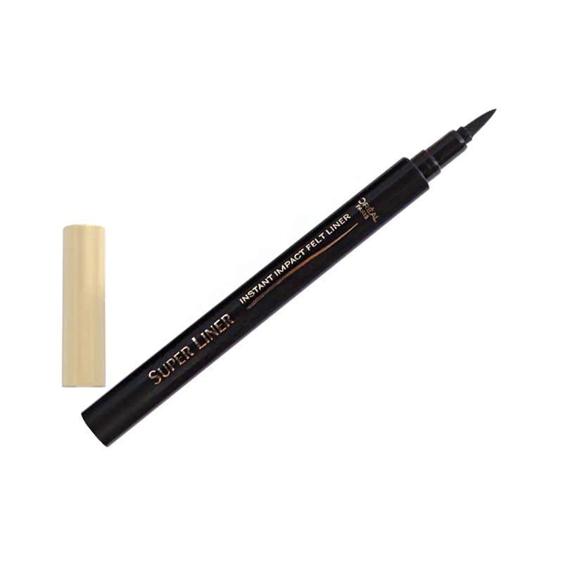 专柜正品欧莱雅美眸深邃眼线水笔01#黑色1.6g8耐水抗汗防晕染