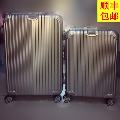 Trolley Suitcase with Aluminum Frame, Unisex Luggage Bag with Universal Wheels, Travel Suitcase with Combination Lock, Carry-On Size 20/24/ 29inch