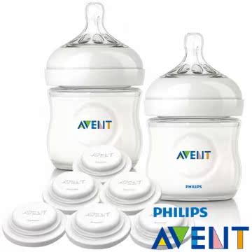 PHILIPS AVENT亲乳感PP奶瓶特惠组(E65A099002+0台湾官网直邮进口