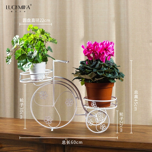 Цветочный железный искусство творческая полка балкон