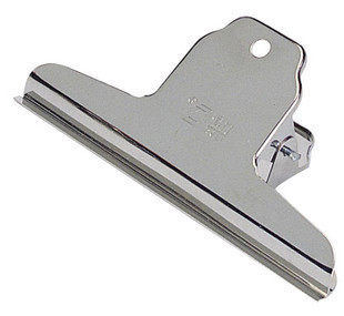 Mountain-shaped clip clip right-hand 9531 Mountain shaped iron ticket clip wide 145mm painted stainless steel clip office (1 only) -Taobao