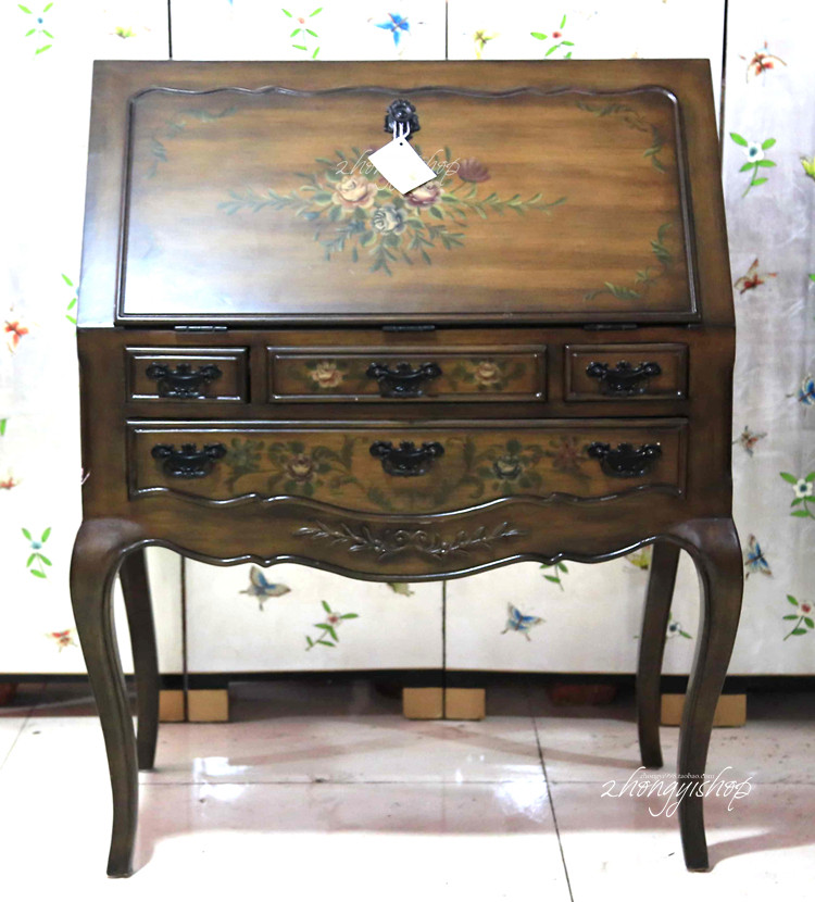 American furniture large flip desk desk desk desk computer desk multifunctional computer desk