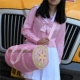Gấu sữa trà * Túi đựng hành lý Sakura đa dạng Magic Array Anime Surrounding Girl Travel Bag Shoulder Messenger Bag ba lô du lịch Túi du lịch