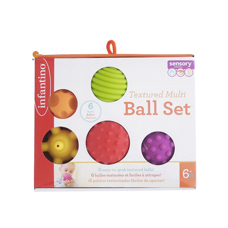 Montessori Montessori teaching aids Montessori daily life teaching aids imported from the United States baby hand catch ball 6-color suit