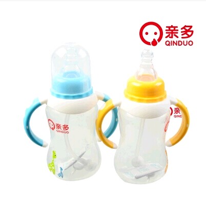 包邮 亲多 葫芦标准口径母乳实感婴儿自动奶瓶210ml QD1102