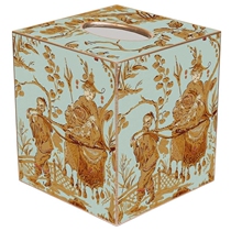New York Lower City Park USA Made Dongfeng West Gradually Wave edge wooded trash can paper towel box
