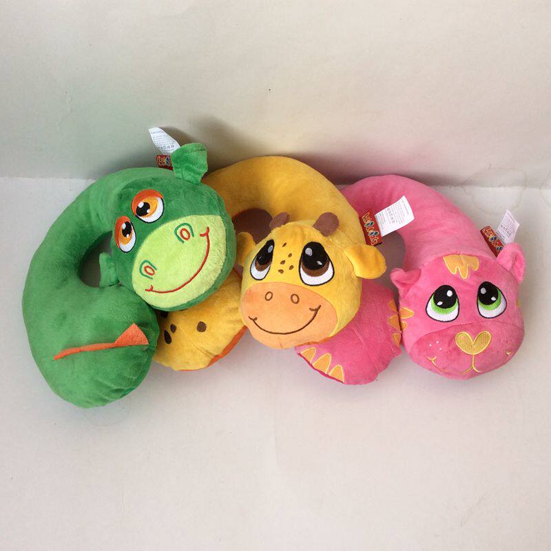 German embroidered small animal cute travel pillow neck pillow pillow pillow pillow for children's neck pillow u pillow