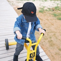 Childrens hats spring and autumn boys and girls baby hats tide caps baseball caps sun hats Korean version of parent-child hats