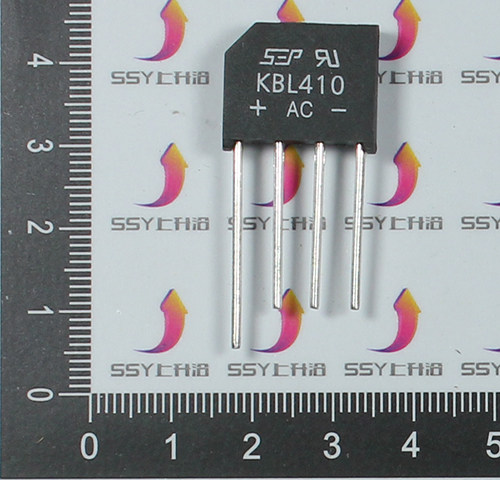 KBL410 bridge flat bridge full bridge rectifier bridge pile 4A 1000V full to rise along the electronics