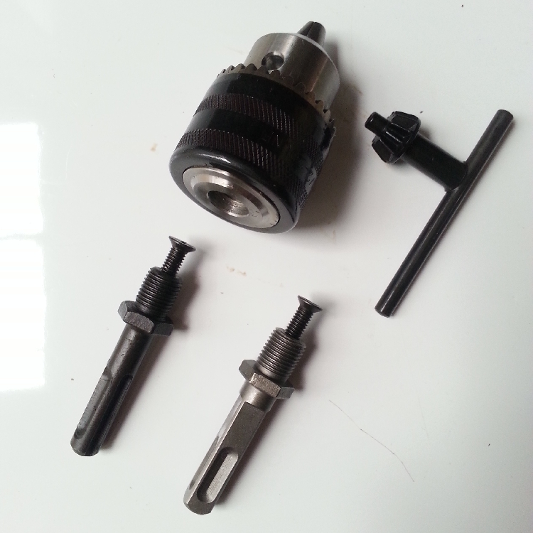 Electric hammer electric drill conversion clamping head electric hammer conversion clamping head wrench-type drilling collet connecting rod hand tight gripping head 